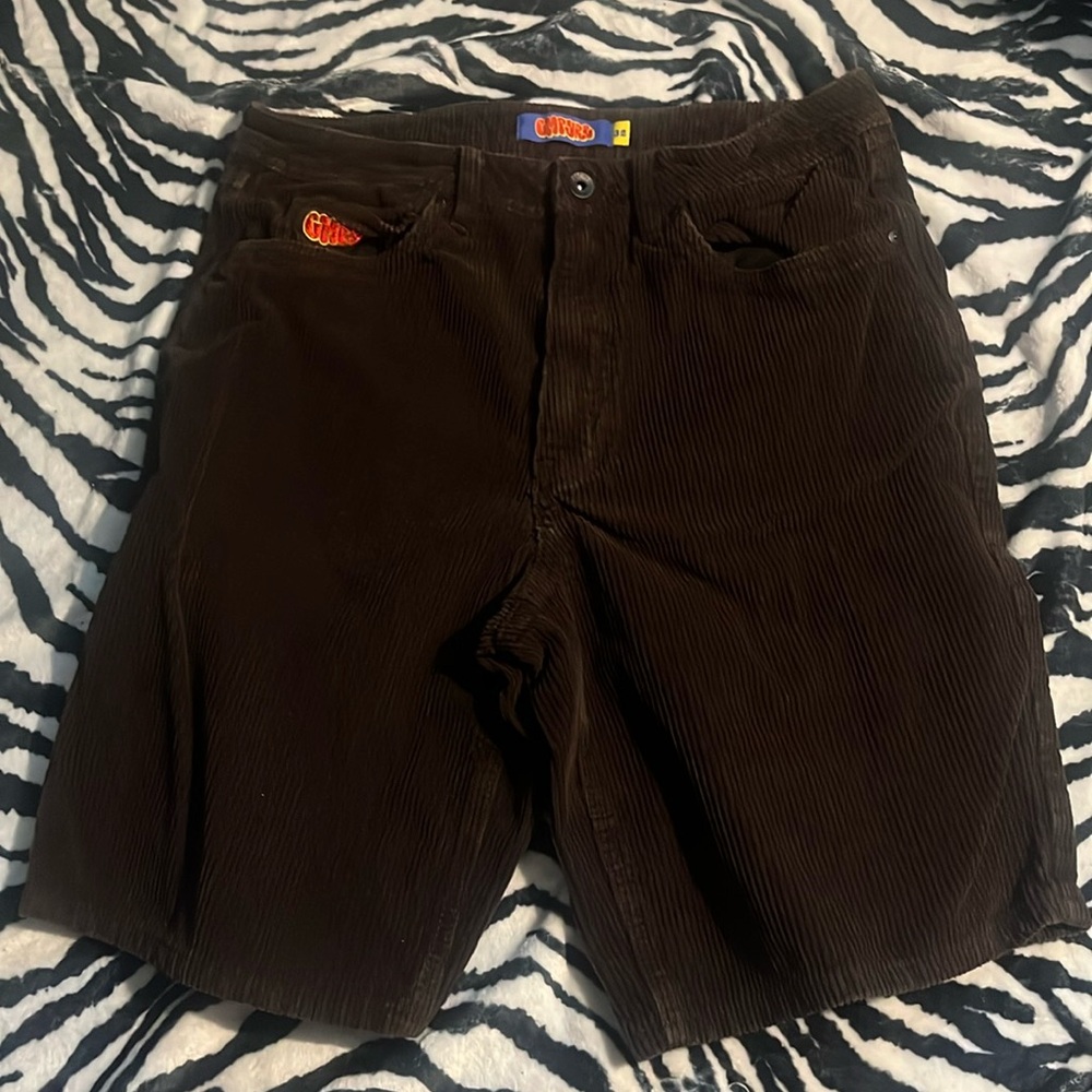 empyre brown corduroy shorts